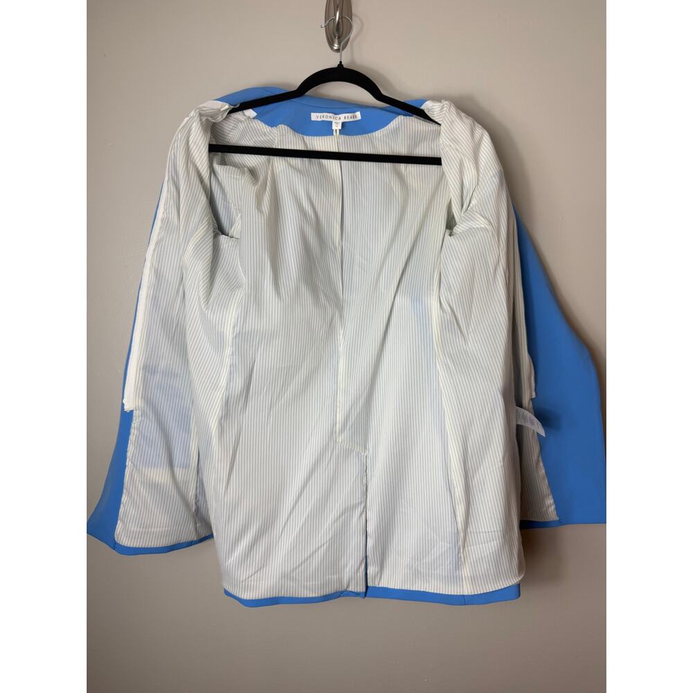 Veronica Beard Blue Dickey Blazer Jacket Office Business Casual - Picture 10 of 10